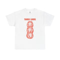 Brag Vintage Three Lions Unisex Football T-Shirt