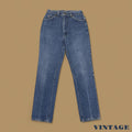 Vintage Lee Straight Leg Boyfriend Jeans Dark Blue W29 L34
