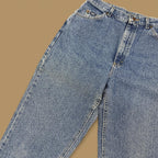 Vintage 90&#39;s Lee Tapered Leg Mom Jeans Mid Blue W29 L34