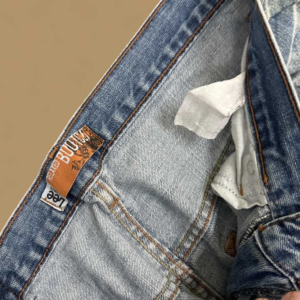 Vintage Lee Relaxed Bootcut Jeans Light Blue W33 L32