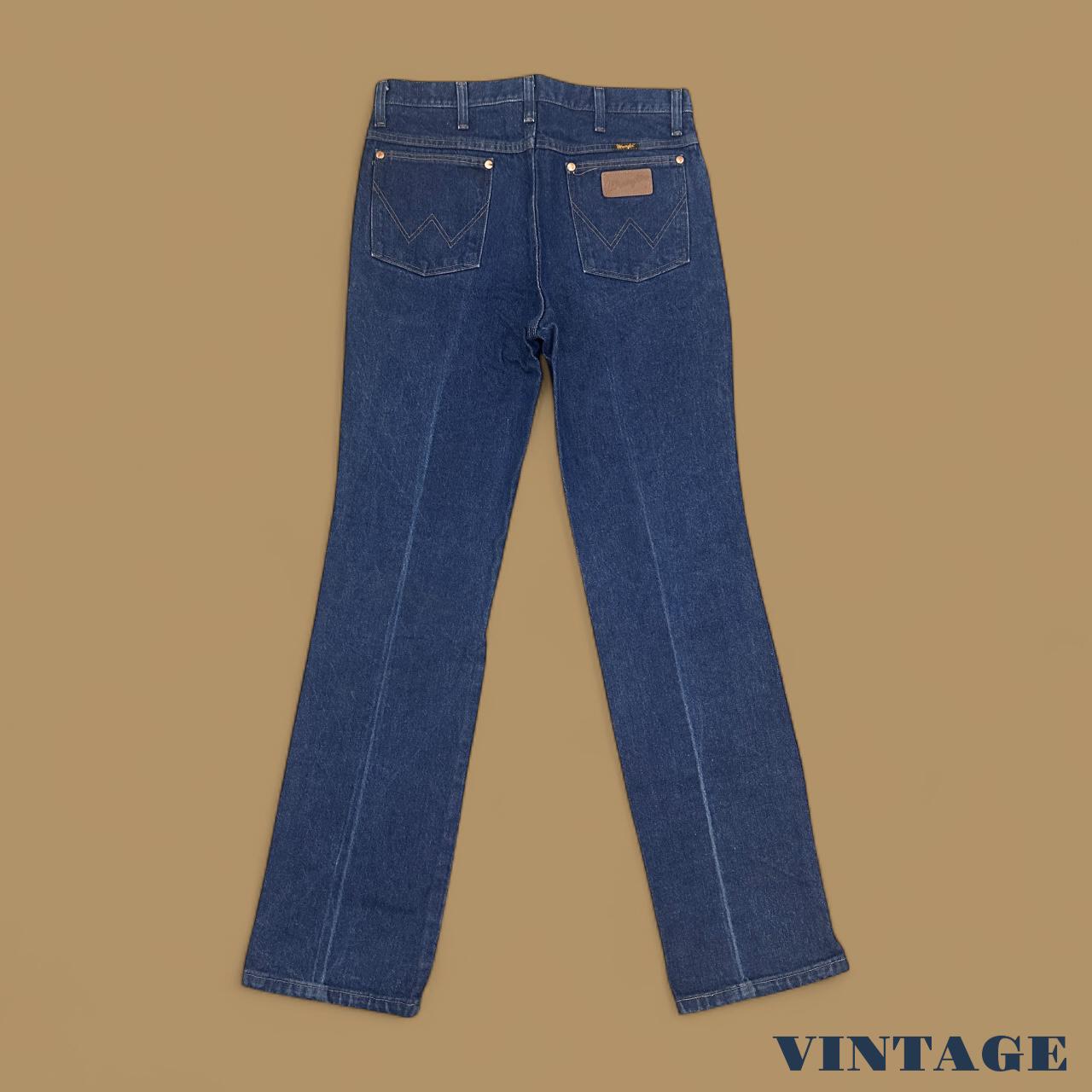 Vintage Wrangler USA Straight Leg Jeans Dark Blue W33 L33