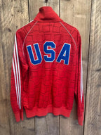 Vintage Adidas Originals USA Tracksuit Top XL Retro