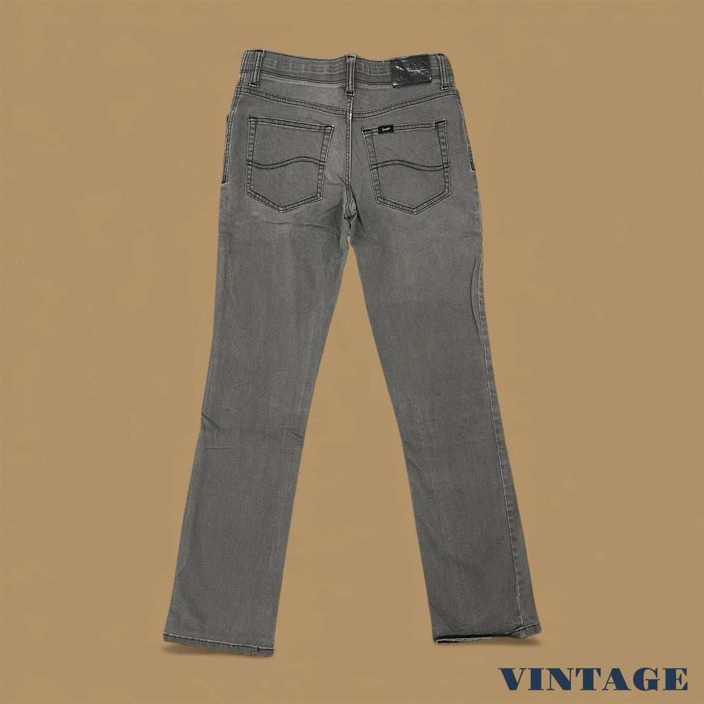 Vintage Lee Straight Leg Boyfriend Chino Jeans Grey W29 L28
