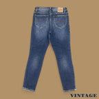 Vintage Lee Slim Fit Straight Leg Boyfriend Jeans Dark Blue W31 L27