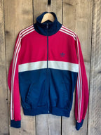Vintage adidas Ventex Tracksuit Top Jacket Made In France Trefoil 80s Large
