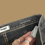 Vintage Wrangler High Rise Skinny Jeans Charcoal Black W28 L28