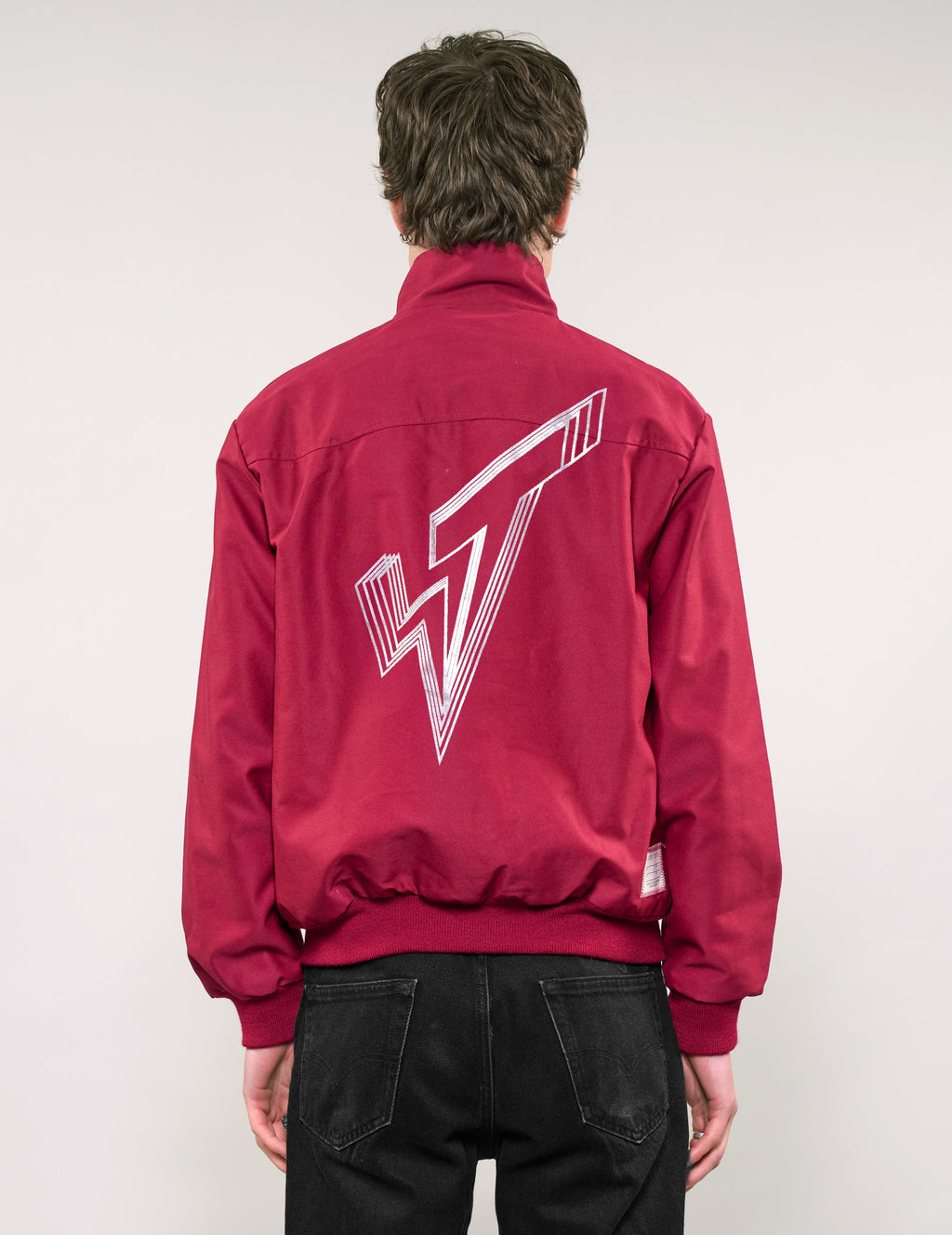 Classic Harrington Jacket in Burgundy