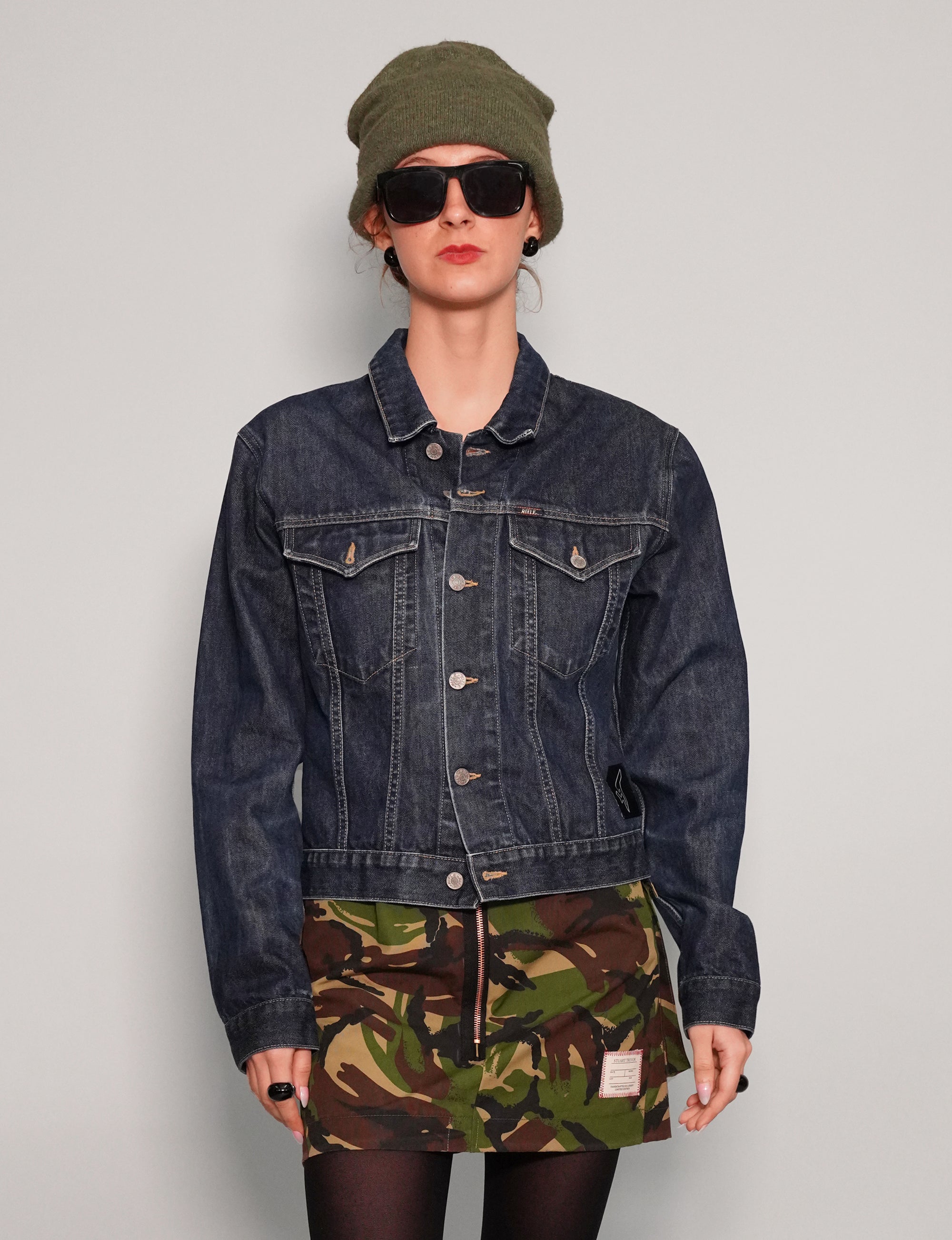 Party Back Denim Jacket in Blue