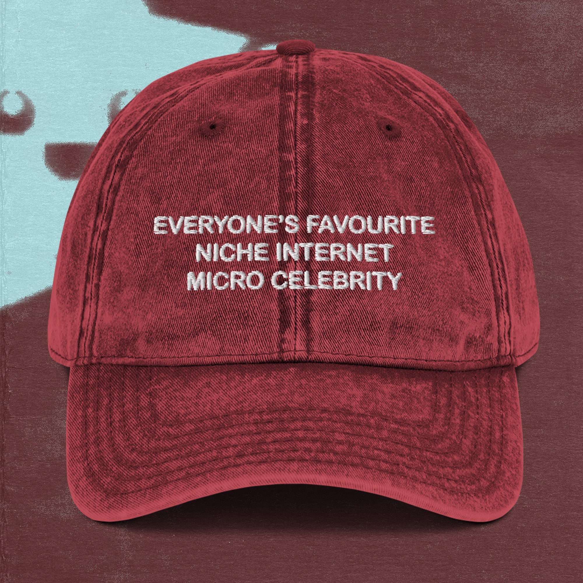 niche internet micro celebrity - baseball cap Maroon