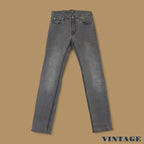 Vintage Lee Powell Slim Straight Leg Jeans Charcoal Grey W30 L34