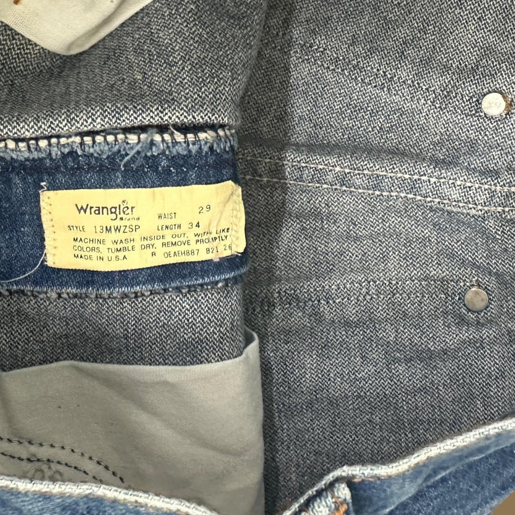 Vintage Wrangler Original Straight Leg Jeans Dark Blue W29 L34