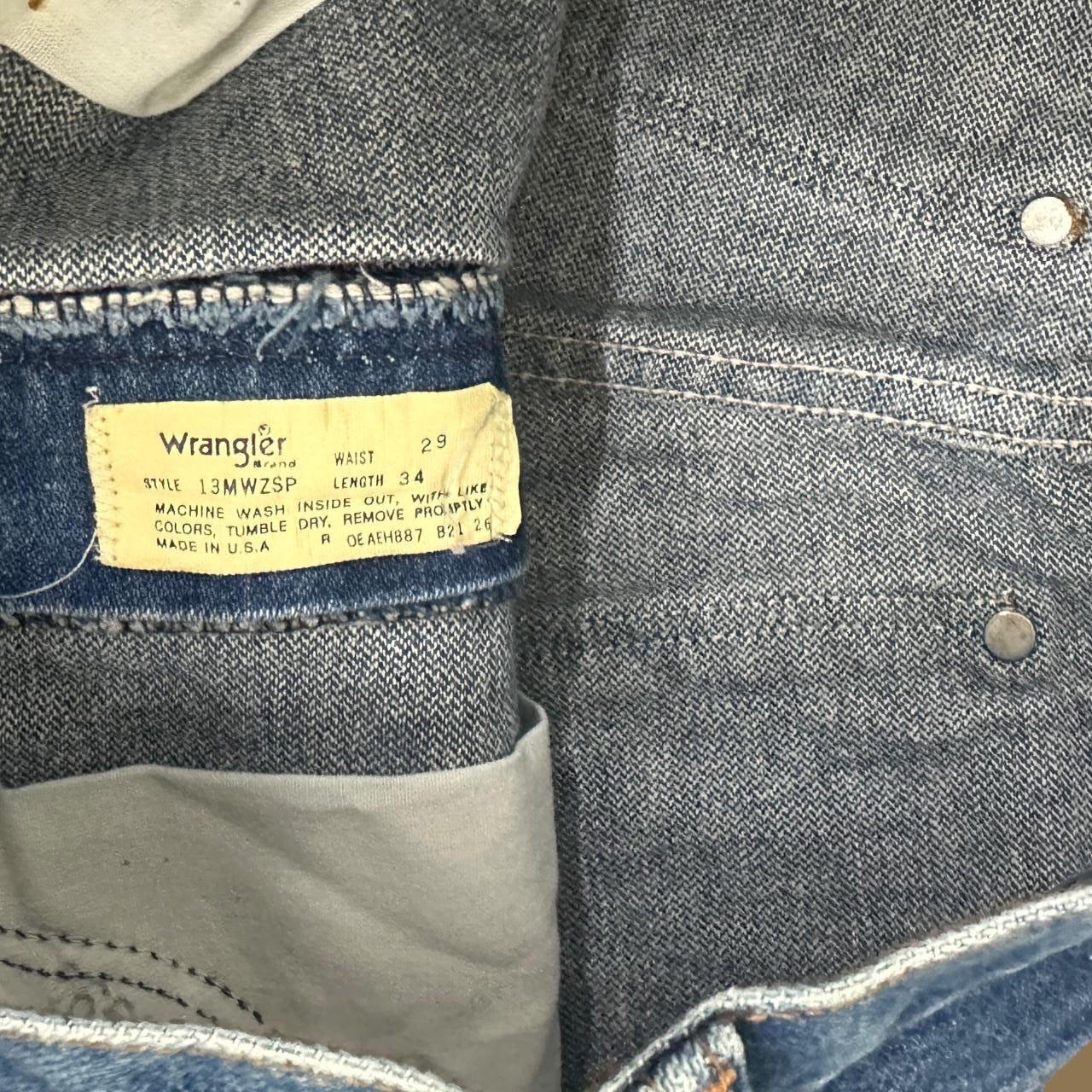 Vintage Wrangler Original Straight Leg Jeans Dark Blue W29 L34