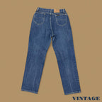 Vintage Lee Straight Leg Boyfriend Jeans Dark Blue W30 L30
