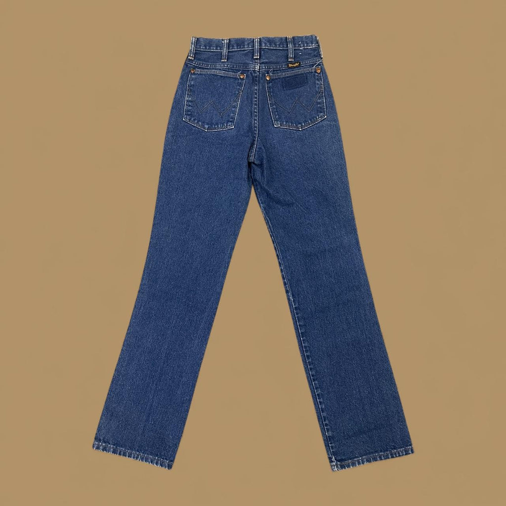 Vintage Wrangler Original Straight Leg Jeans Dark Blue W29 L34