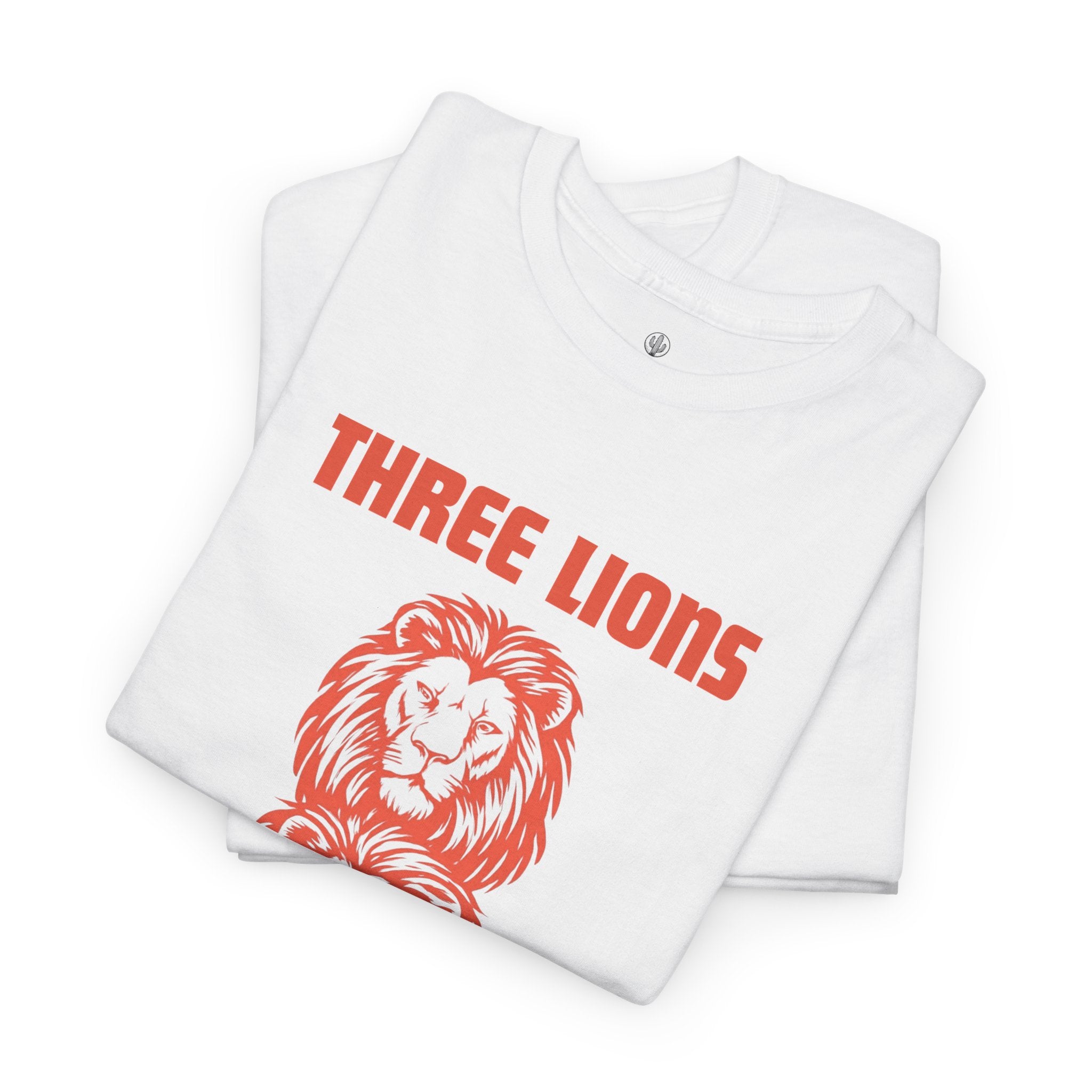 Brag Vintage Three Lions Unisex Football T-Shirt
