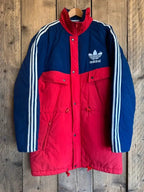 Vintage Adidas 1988-91 Mangers Bench Coat Jacket Large