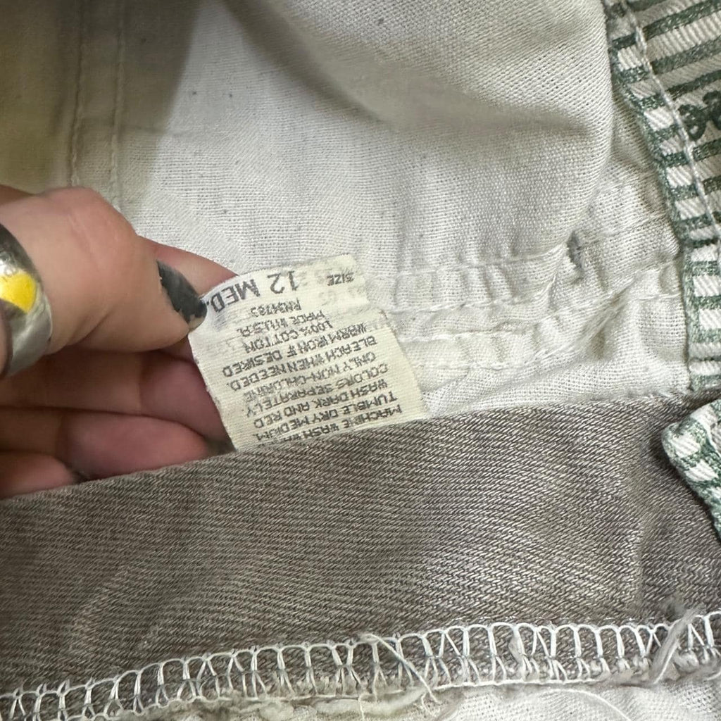Vintage 90s Lee Elastic Waist Tapered Leg Mom Jeans Beige W30 L30