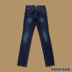 Vintage Lee Low Bruce Slim Straight Leg Jeans Dark Blue W28 L33