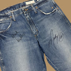 Vintage Wrangler Mark Wills Signed Bootcut Jeans Dark Blue W34 L32