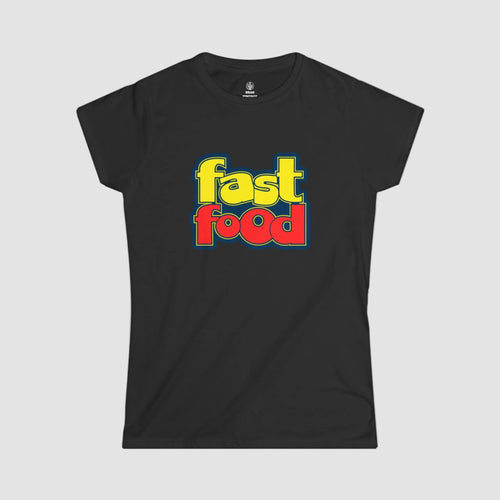 Brag Vintage Fast Food Fitted T-Shirt