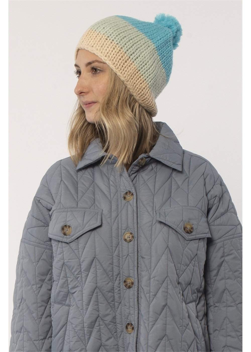 Sisstrevolution Arrowlynne Knit Beanie Baja blue One size