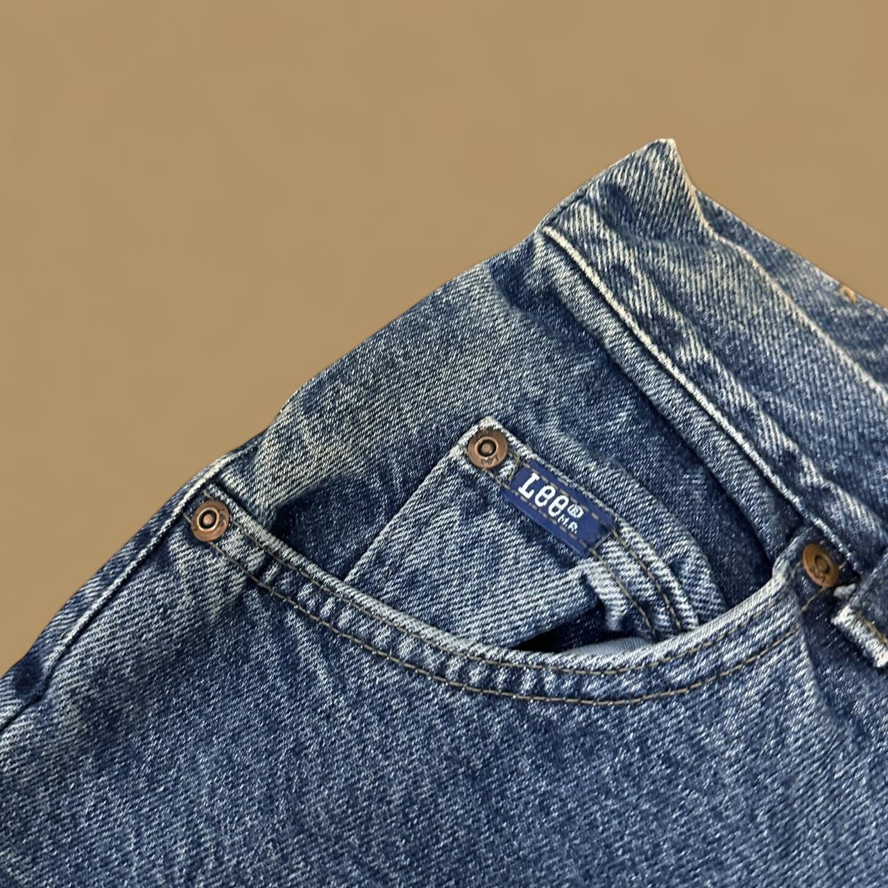 Vintage 90&#39;s Lee Tapered Leg Mom Jeans Dark Blue W30 L29