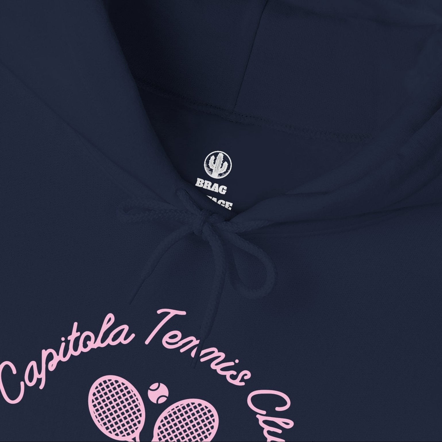 Brag Vintage Capitola Tennis Hoodie Navy