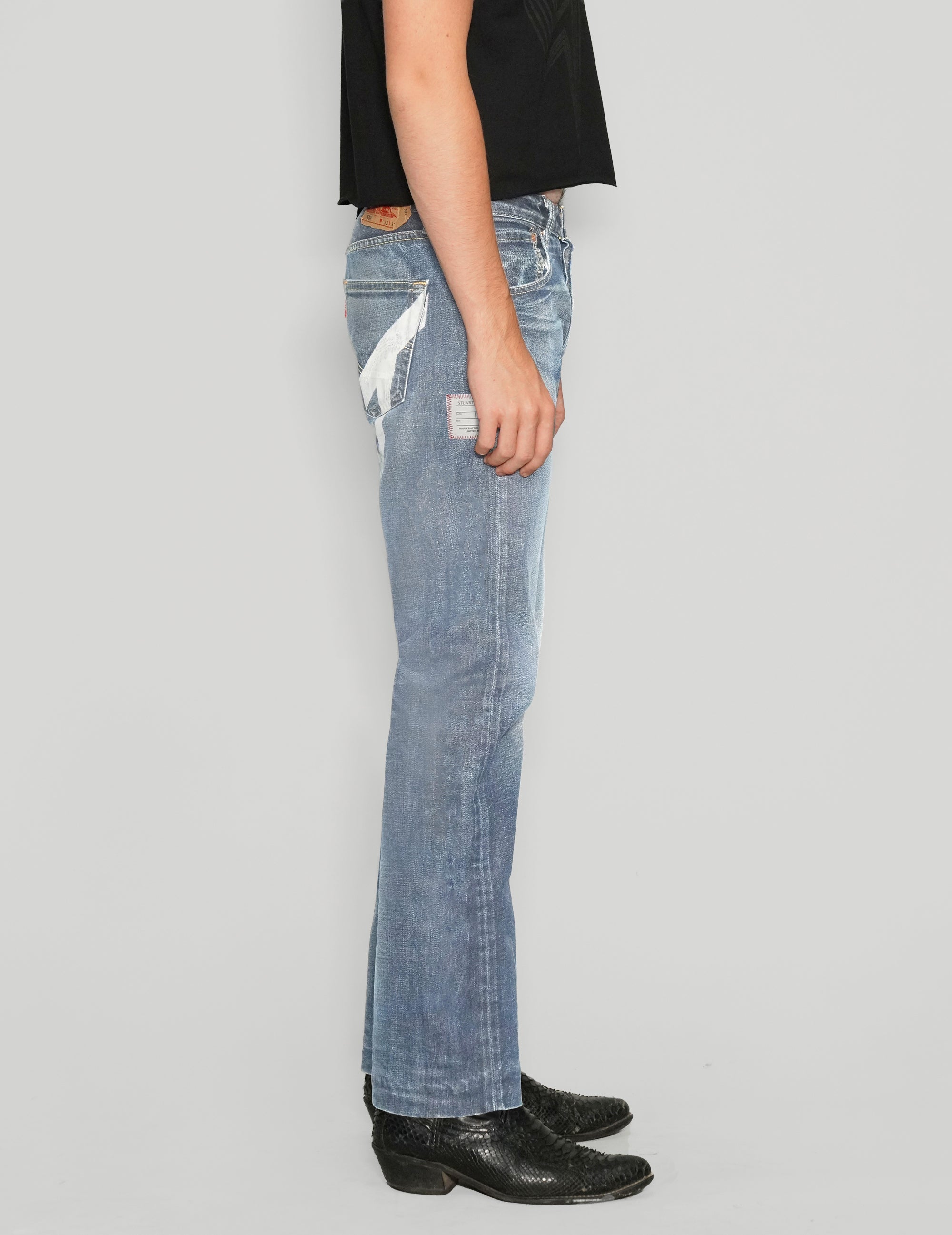 'Saint' Jeans in Light Blue