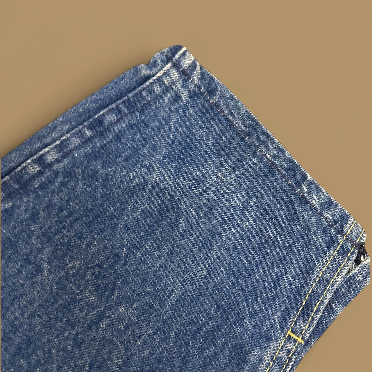 Vintage 90s Lee Tapered Leg Paperbag Split Hem Mom Jeans Dark Blue W32 L27