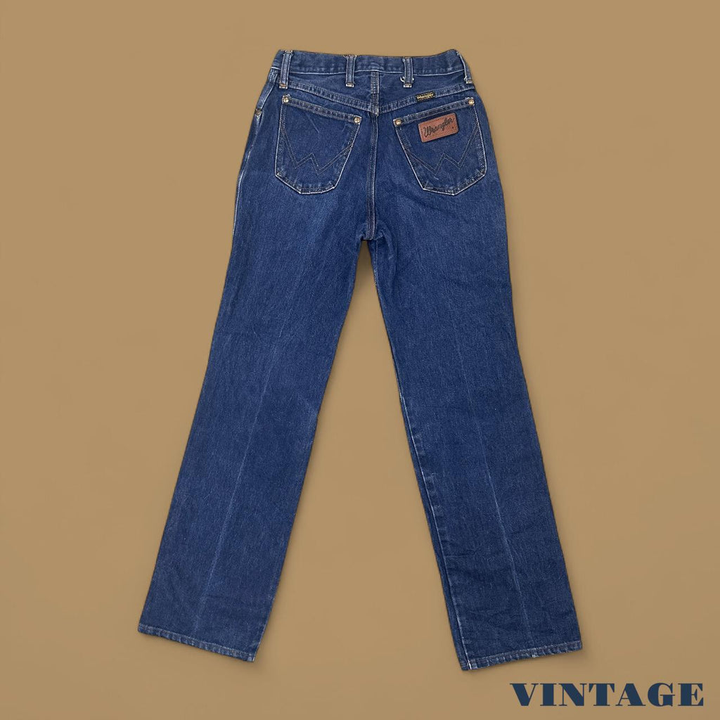 Vintage Wrangler Bootcut Jeans Dark Blue W26 L30