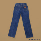 Vintage Wrangler Bootcut Jeans Dark Blue W26 L30
