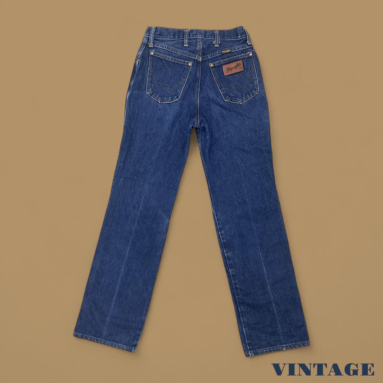 Vintage Wrangler Bootcut Jeans Dark Blue W26 L30