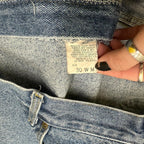 Vintage 90s Lee Baggy Tapered Leg Mom Jeans Mid Blue W46 L30