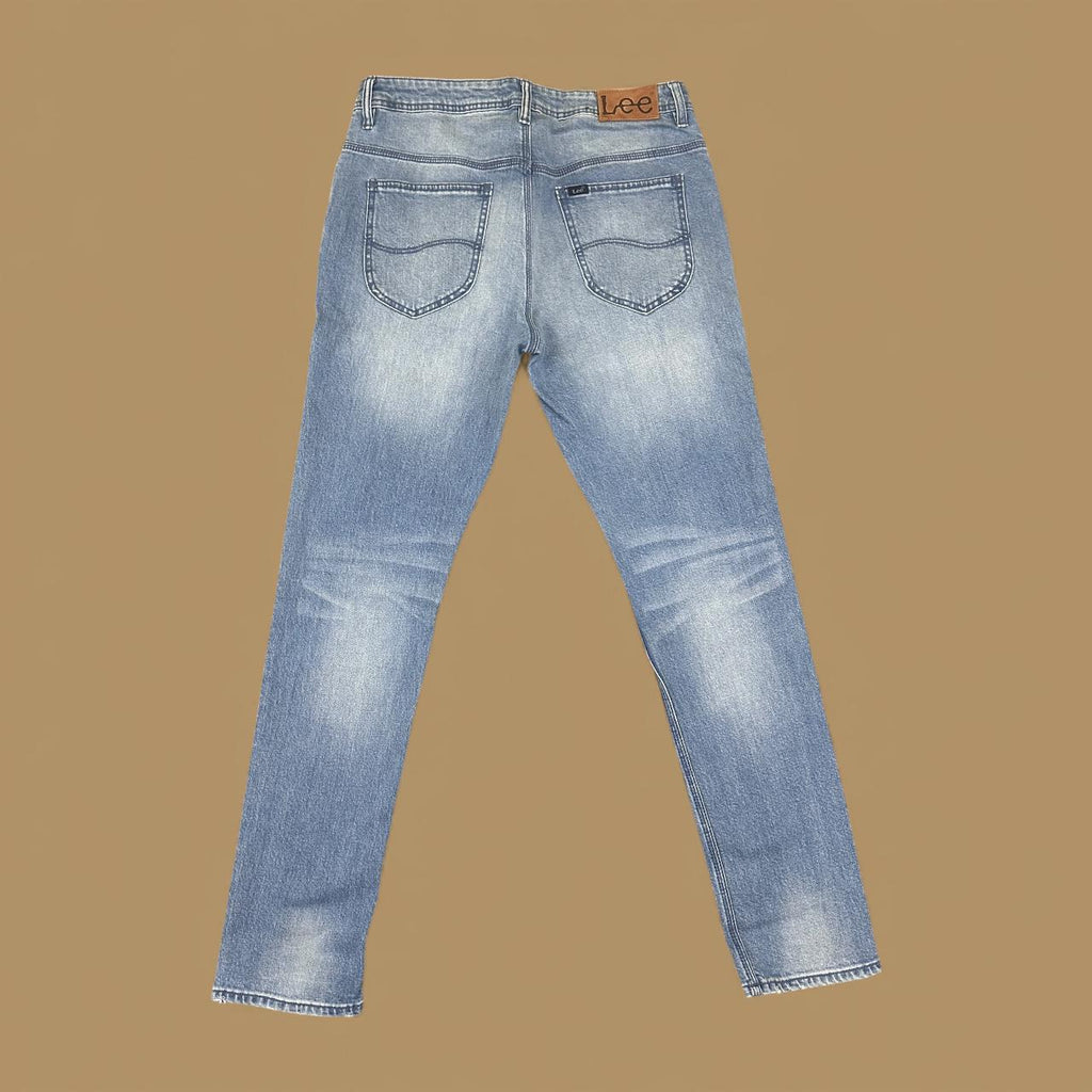 Vintage Lee Z-Two Tapered Slim Fit Jeans Mid Blue W34 L30