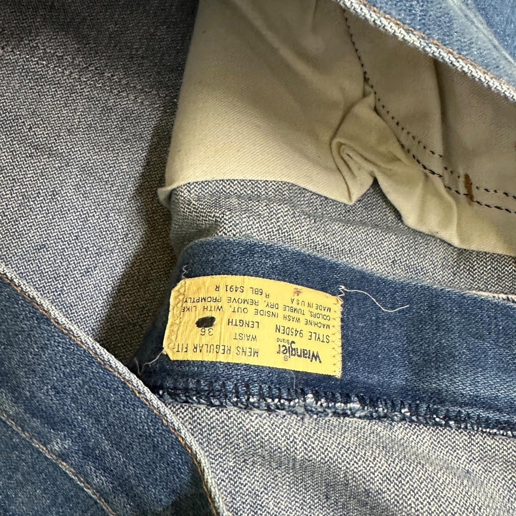 Vintage Wrangler USA Straight Leg Jeans Dark Blue W36 L27