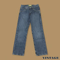 Vintage Lee Relaxed Straight Leg Boyfriend Jeans Dark Blue W27 L29