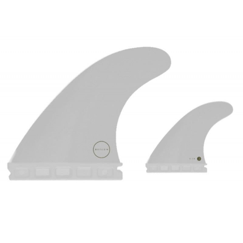 DEFLOW E2K EVO -thruster fins White M single tab