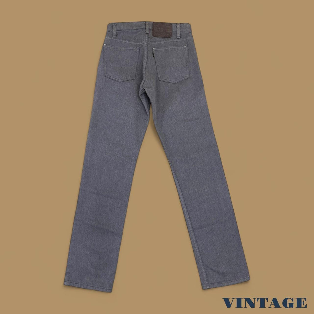 Vintage Levi's Straight Leg Soft Denim Boyfriend Jeans Grey W27 L30