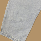 Vintage 90s Lee Elastic Waist Tapered Leg Mom Jeans Light Blue W30 L30