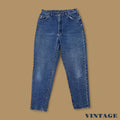 Vintage 90s Lee Tapered Leg Mom Jeans Dark Blue W30 L30