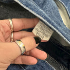 Vintage Lee Straight Leg Boyfriend Jeans Dark Blue W27 L30