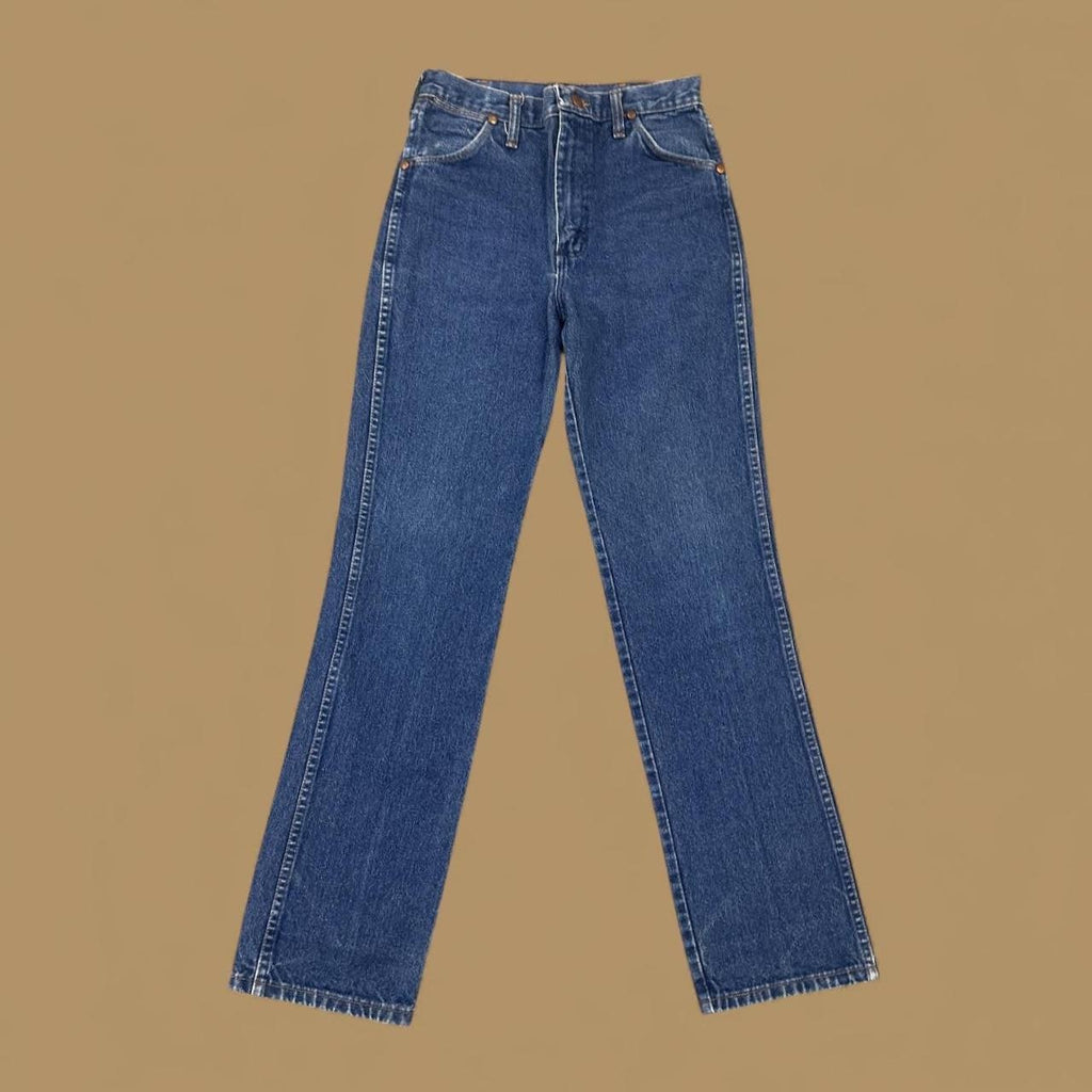 Vintage Wrangler Original Straight Leg Jeans Dark Blue W29 L34