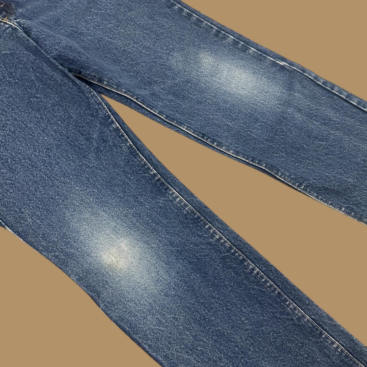 Vintage Lee Straight Loose Boyfriend Jeans Dark Blue W28 L27