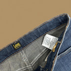 Vintage Lee Straight Leg Boyfriend Jeans Dark Blue W30 L28