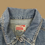 Vintage Republic Denim Trucker Jacket Mid Blue Small