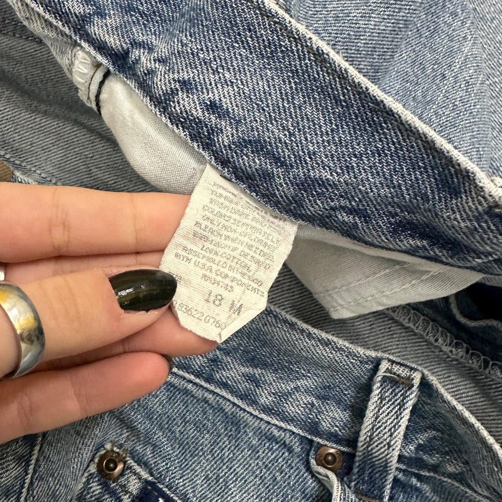 Vintage 90&#39;s Lee Tapered Leg Mom Jeans Light Blue W34 L30