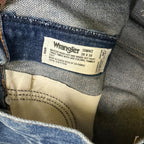 Vintage Wrangler USA Faded Straight Leg Jeans Dark Blue W29 L38