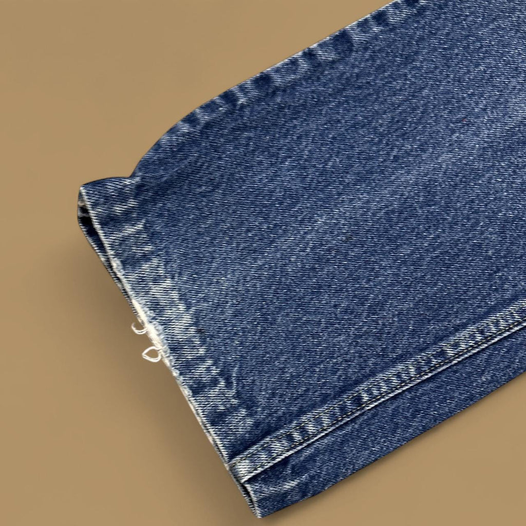 Vintage Lee Cropped Straight Leg Jeans Dark Blue W34 L24