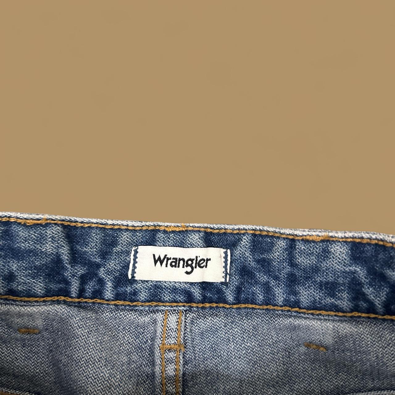 Vintage Wrangler Barrel Straight Leg Wide Leg Jeans Mid Blue W24 L30
