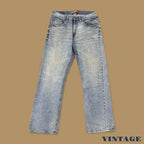 Vintage Lee Relaxed Bootcut Jeans Light Blue W33 L32